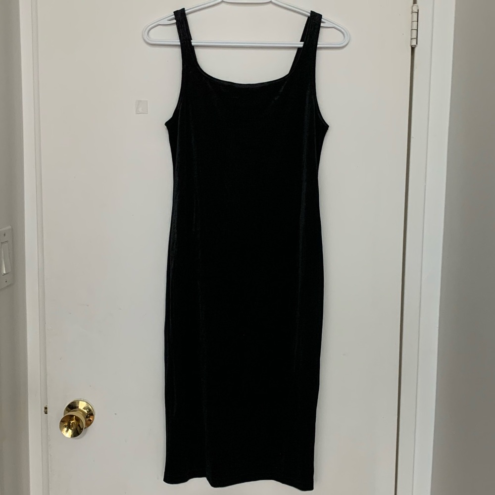 Zara black bodycon dress